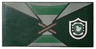 Tile 2 x 4 with Quidditch Robe Tied over Shirt with Green and Light Bluish Gray Stripes, Slytherin Crest Pattern (BrickHeadz Draco Malfoy Torso)