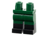 Hips and Legs with Molded Black Lower Legs / Boots  Pattern