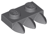 Plate, Modified 1 x 2 with 3 Teeth