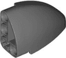 Technic, Panel Curved 5 x 3 x 2 Corner Quarter Ellipse, Left