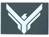 Tile 2 x 3 with White Atreides Hawk Crest Pattern
