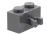 Brick, Modified 1 x 2 with Split U Clip Thick (Vertical Grip)