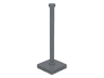 Support 2 x 2 x 5 Bar on Tile Base with Solid Stud and Stop Ring