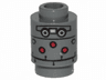 Brick, Round 1 x 1 with SW IG-11 Head Pattern