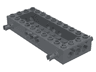 Vehicle, Base 4 x 10 x 1 1/3 with 2 x 8 Recessed Center, 4 Pins and Pin Holes