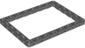 Technic, Liftarm, Modified Frame Thick 11 x 15 Open Center