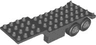 Duplo Trailer Four Rear Wheels, Elevated Front End, 4 x 12 Studs with Gate Hinge