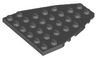 Wedge, Plate 7 x 6 with Stud Notches (Boat Bow Plate)