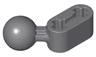 Technic, Liftarm, Modified Ball Joint Angled 1 x 2