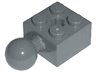 Technic, Brick Modified 2 x 2 with Ball Joint and Axle Hole without Holes in Ball