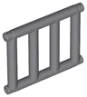 Bar 1 x 4 x 3 Grille with End Protrusions