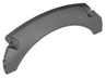 Technic, Panel Car Mudguard Arched #41 13 x 2 x 5 Rounded Top
