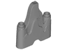 Wave Rounded 1 x 4 with 2 Studs on Ends (Flame, Rock)
