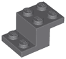 Bracket 3 x 2 x 1 1/3 with Bottom Stud Holder
