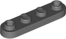 Plate, Round 1 x 4 with 2 Open Studs