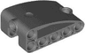 Technic, Panel Curved 2 x 5 x 3 Double Modified L-Shape Quarter Ellipse Thick 