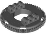 Technic Turntable 60 Tooth Straight, Top