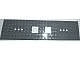 Train Base 6 x 24 with 2 Square Cutouts and 3 Round Holes Each End, Reinforced on Bottom