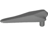 Dinosaur Jaw Lower Pteranodon with Pin - Flexible Plastic