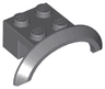 Vehicle, Mudguard 4 x 2 1/2 x 1 with Arch Round