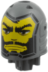Large Figure Head with Santis Pattern