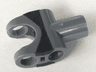 Technic, Axle Connector 2 x 3 with Ball Joint  Socket and Axle Socket with Molded Black Rubber Insert Pattern