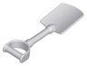 Duplo Utensil Shovel / Spade with Smooth Handle and Short Blade (total length 75mm)