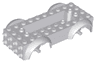 Vehicle, Base 5 x 10 x 2 1/2 with Mudguards and 2 x 6 Recessed Center with 3 Holes with (Same Color) Wheels Holders Attached