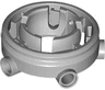 Technic Turntable / Swashplate 5 x 5 Top with 5 Pin Holes
