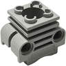 Technic Engine Cylinder with Partial Hollow Studs on Top and Side Slots
