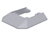 Wedge 6 x 6 Cutout (Train Roof)