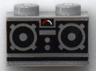Brick 1 x 2 with Remote Control Pattern