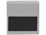 Tile 1 x 1 with Black Rectangle Stripe Pattern