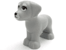 Dog, Friends Style, Shaggy Fur, Ears, and Tail with Black Nose and Eyelids, White Muzzle and Eyebrows and Medium Nougat Eyes Pattern