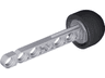 Projectile Arrow, Liftarm Shaft with Solid Black Rubber End