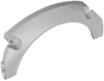 Technic, Panel Car Mudguard Arched #43 11 x 2 x 5 Rounded Top