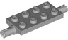 Plate, Modified 2 x 4 with Pins and Thick Reinforced Supports