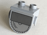 Duplo, Plate 1 x 2 with Overhang with Half Circular Saw Pattern
