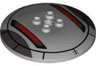 Dish 6 x 6 Inverted (Radar) - Hollow Studs with SW Sith Infiltrator Pattern
