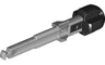 Projectile Arrow, Solid Shaft with Molded Flexible Rubber Black Cross Shaped End Pattern