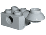 Technic, Brick Modified 2 x 2 with Pin Hole and Rotation Joint Ball Half Horizontal