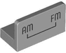 Panel 1 x 2 x 1 with Black Line and 'AM FM' Pattern