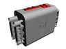 Electric 9V Battery Box 4 x 11 x 7 with Red Switch