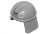 Minifigure, Headgear Helmet SW Imperial Pilot with White Imperial Logos, Black Triangles and Dark Bluish Gray Lines Pattern