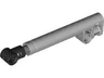 Technic, Shock Absorber 11L with Internal Spring, Dark Bluish Gray Shaft and Black Tip