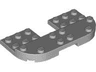 Plate, Round 4 x 8 x 2/3, Raised 2 x 8 and 2 x 2 Cutout