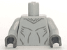 Torso Alien with Muscles Outline Pattern / Light Bluish Gray Arms / Dark Bluish Gray Hands