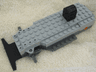 Electric, Motor RC with Steering Mechanism and Receiving Unit, Dark Bluish Gray Base