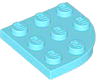 Plate, Round Corner 3 x 3