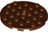 Plate, Round 6 x 6 with Hole